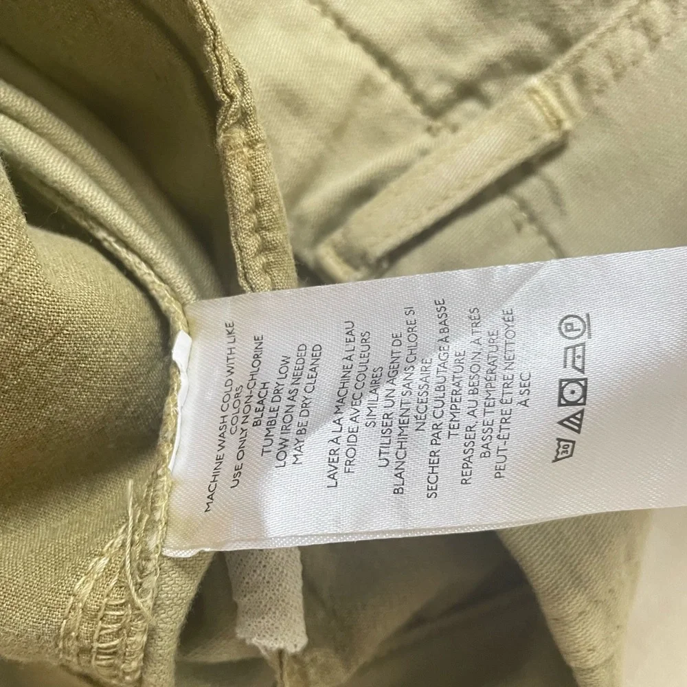 Free People green Ultra High Rise Pleated Trousers pants